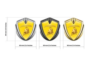 Lamborghini Abzeichen Selbstklebend Renn Look Hochwertig